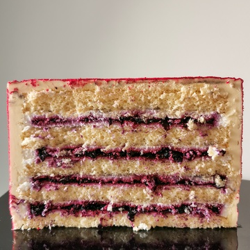 Gâteau carré moderne