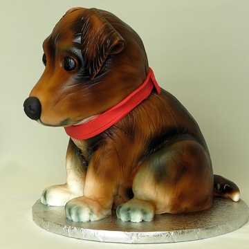 Gâteau 3D Petit Chien