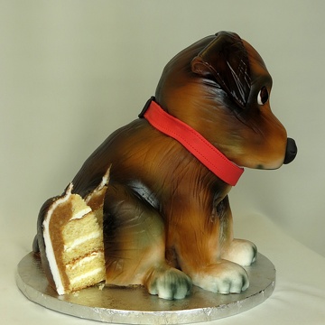 Gâteau 3D Petit Chien