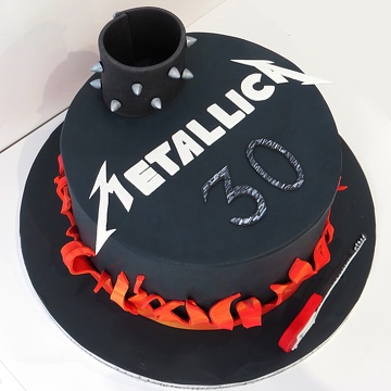 Gâteau Metallica