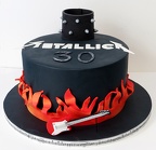 Gâteau Metallica