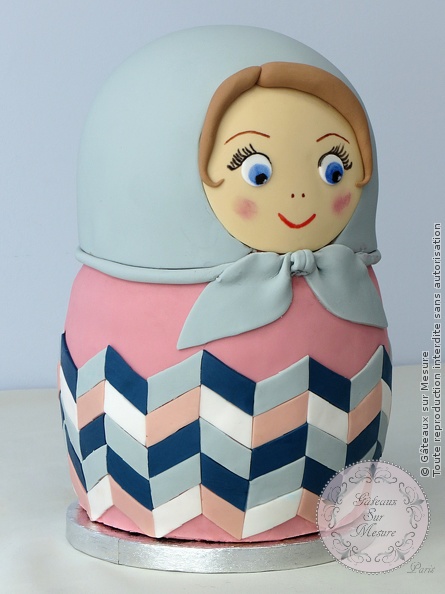Cake Design - Gâteau Poupée Russe - Gâteaux sur Mesure Paris Cake Design - Gâteau Poupée Russe - Gâteaux sur Mesure Paris - atelier pâte à sucre, cake design, cake design Paris, ecole cake design, formation cake design, formation professionnelle, France, gateau 3D, gateau au chocolat, gateau design, gateau original, gateau pate a sucre, gateau personnalisé, gateau sur commande, gateau sur mesure, gateaux spectaculaires, matriochka, Paris, patisseries decoratives, poupée russe