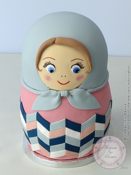 Cake Design - Gâteau Poupée Russe - Gâteaux sur Mesure Paris Cake Design - Gâteau Poupée Russe - Gâteaux sur Mesure Paris - atelier pâte à sucre, cake design, cake design Paris, ecole cake design, formation cake design, formation professionnelle, France, gateau 3D, gateau au chocolat, gateau design, gateau original, gateau pate a sucre, gateau personnalisé, gateau sur commande, gateau sur mesure, gateaux spectaculaires, matriochka, Paris, patisseries decoratives, poupée russe