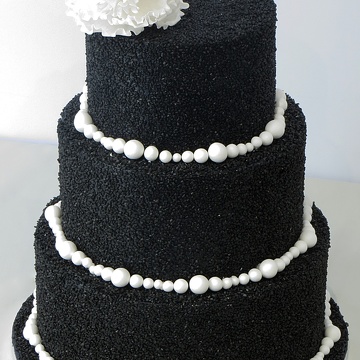 Wedding Cake Noir et Blanc