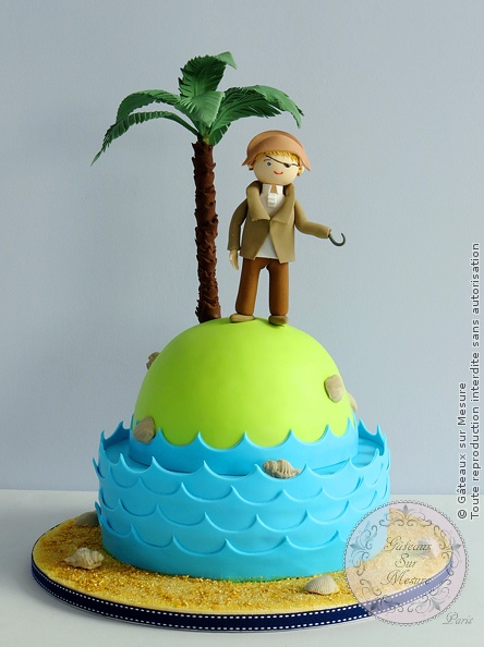 Cake Design - Anniversaire Ile Pirate - Gâteaux sur Mesure Paris Cake Design - Anniversaire Ile Pirate - Gâteaux sur Mesure Paris - anniversaire, cake design, cake design Paris, ecole cake design, formation, formation cake design, formation professionnelle, France, gateau design, gateau original, gateau personnalisé, gateaux spectaculaires, ile paradisiaque, Paris, pirate