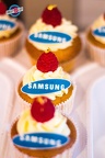 Cupcakes pour l'anniversaire de Samsung