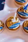 Cupcakes pour l'anniversaire de Samsung