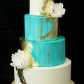 Mint and Ivory Wedding Cake