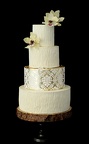 Gold Wedding Cake