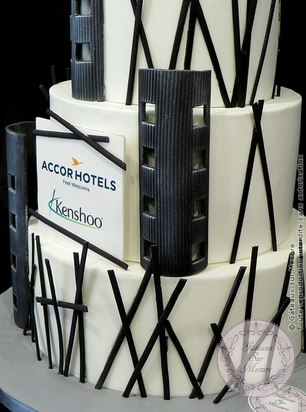 Cake Design - Pièce montée Accorhotels - Gâteaux sur Mesure Paris - accorhotels, architecture, cake design, cake design Paris, formation cake design, formation professionnelle, gateau design, gateau personnalisé, graphique, Paris, pièce montée, wedding cake