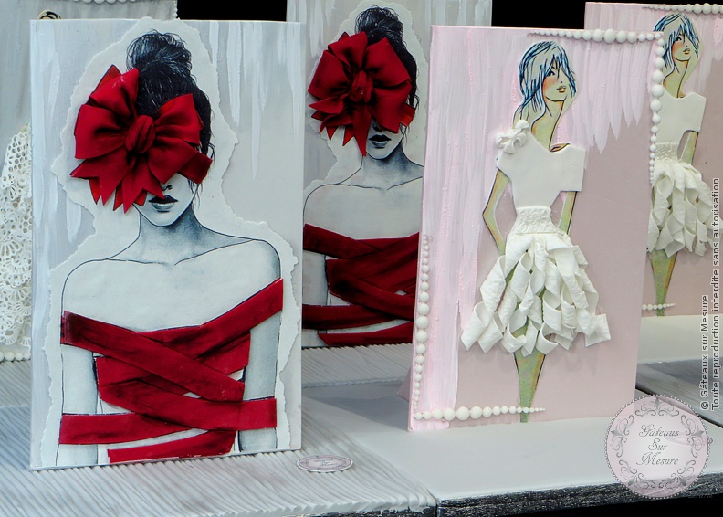 Cake Design - Fashion week - Gâteaux sur Mesure Paris Cake Design - Fashion week - Gâteaux sur Mesure Paris - art, cake design, chic, dentelle, fashion, luxe, mode, Paris, robe, sugar art, week