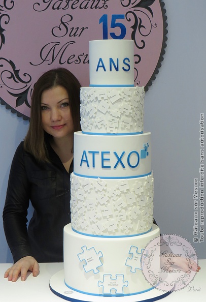 Cake Design - Pièce montée Atexo - Gâteaux sur Mesure Paris - atexo, formation, formation cake design, formation professionnelle, Paris, pièce montée, wedding cake