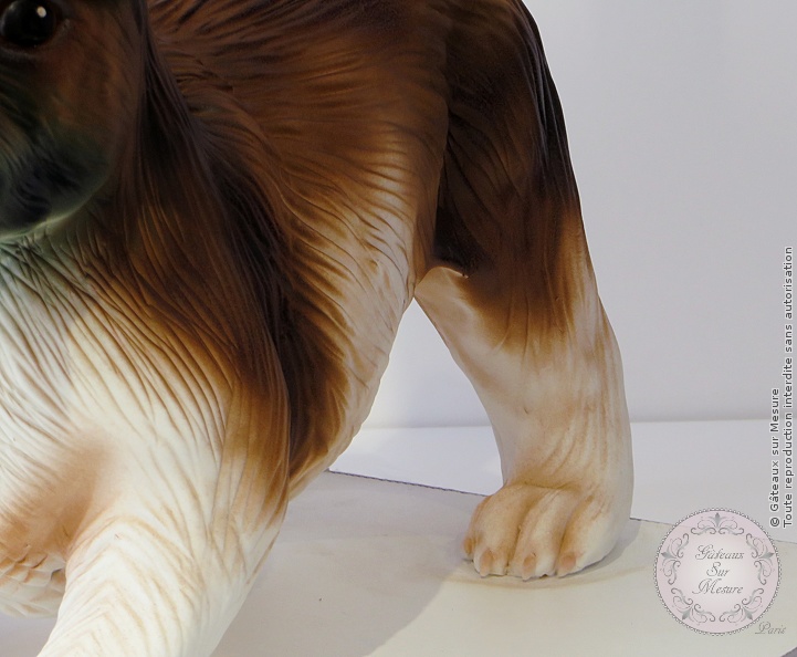 Cake Design - Chien - Gâteaux sur Mesure Paris - 3D, cake design, cake design Paris, cakeschool, formation, gateau 3D, gateaux sculpté, Paris, reconversion profesionnelle