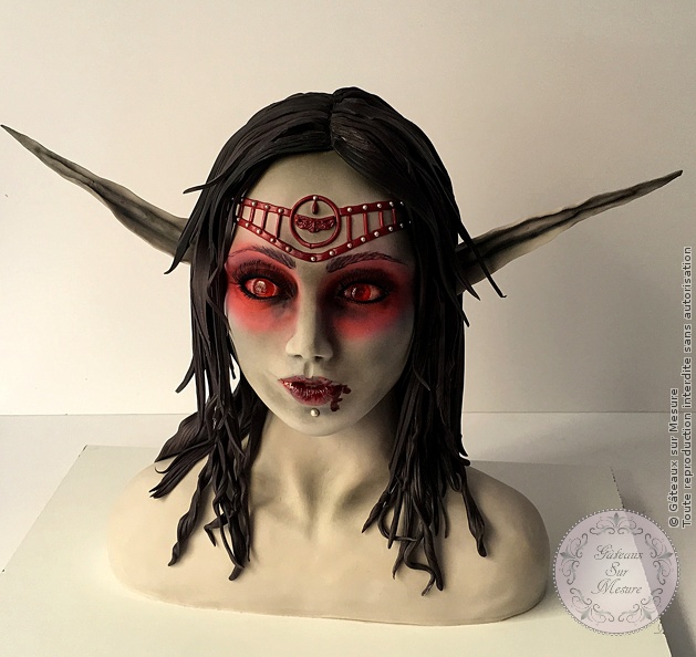 Cake Design - Gâteau Elfe Maléfique - Gâteaux sur Mesure Paris - elfe, formation cake design, formation professionnelle, gateau 3D, gateau personnalisé, gateau sur mesure, gateaux sculpté, Paris, pate a sucre, sang<br />
<b>Warning</b>: Undefined array key