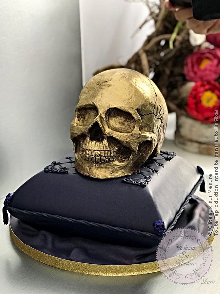 Cake Design - Gâteau Tête de Mort - Gâteaux sur Mesure Paris Cake Design - Gâteau Tête de Mort - Gâteaux sur Mesure Paris - 3D, 3d cake, cakedesign, crane, formation cake design, formation professionnelle, gateau personnalisé, mort, Paris, skull, tete de mort