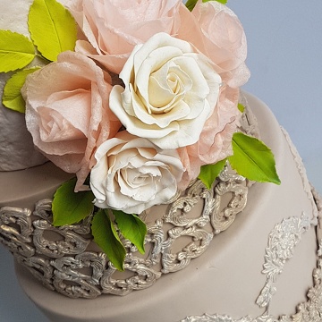 Romantique chic Wedding Cake