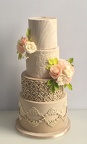 Romantique chic Wedding Cake