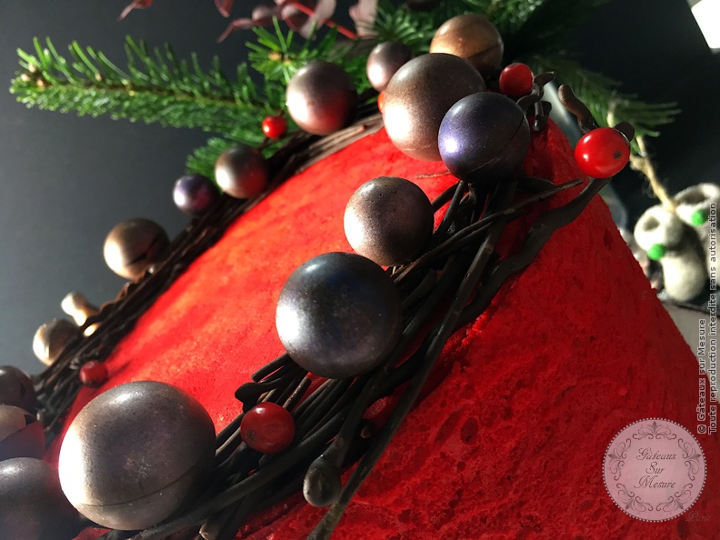 Cake Design - Christmas cake - Gâteaux sur Mesure Paris - cake, cakedecorating, cakedesign, chocolat, christmas, ecolepatisserie, food, formation cake design, noel, Paris, pastry, valrhona<br />
<b>Warning</b>:  Undefined array key 