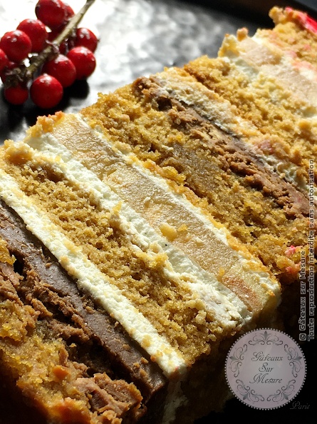 Cake Design - Christmas cake - Gâteaux sur Mesure Paris - <br />
<b>Warning</b>: Undefined array key