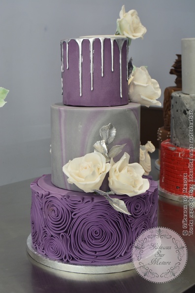 Cake Design - Formation Wedding Cake 5 jours - Gâteaux sur Mesure Paris - cake design course, cake design training, cakedesign, Ecole de Cake Design de Paris, fleurs en sucre, formation, formation cake design, formation professionnelle, France, gateau pate a sucre, Paris, pate a sucre, roses, wedding, wedding cake