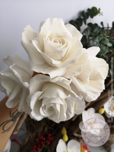 Cake Design - Formation Fleurs en Sucre - Gâteaux sur Mesure Paris - 2 ans, cake design school, ecole cake design, fleurs, fleurs en branche, fleurs en sucre, formation cake design, formation professionnelle, orchidee, Paris, rose en sucre, workshop