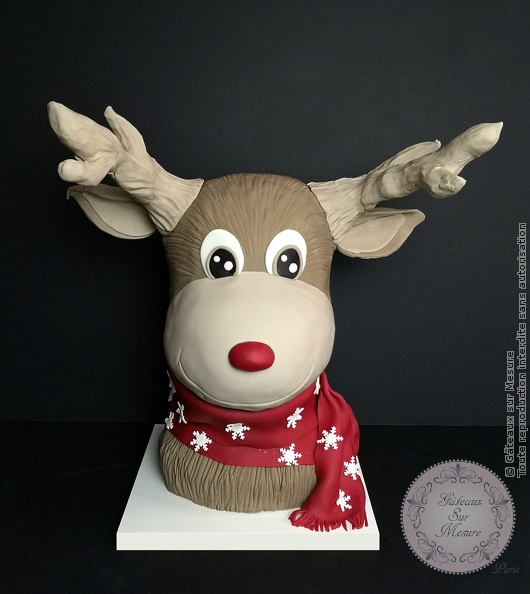 Cake Design - Petit renne - Gâteaux sur Mesure Paris - cakedesign, ecolecakedesign, formation, formation cake design, gateau 3D, gateaux sculpté, noel, patisserie<br />
<b>Warning</b>: Undefined array key
