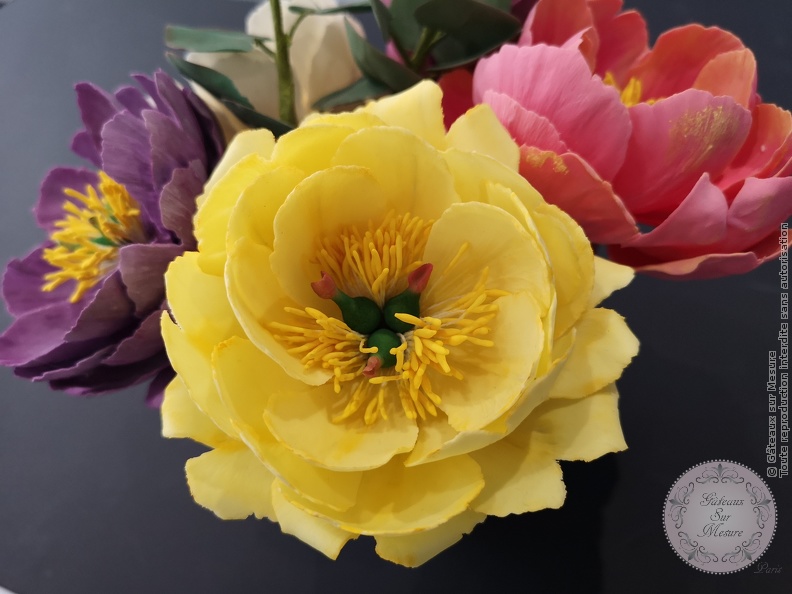 Cake Design - Formation Fleurs en Sucre - Gâteaux sur Mesure Paris - atelier, cake design course, cake design training, cakedesign, Ecole de Cake Design de Paris, fleurs en sucre, flowers, formation, formation cake design, France, Paris, pate a sucre, sucre