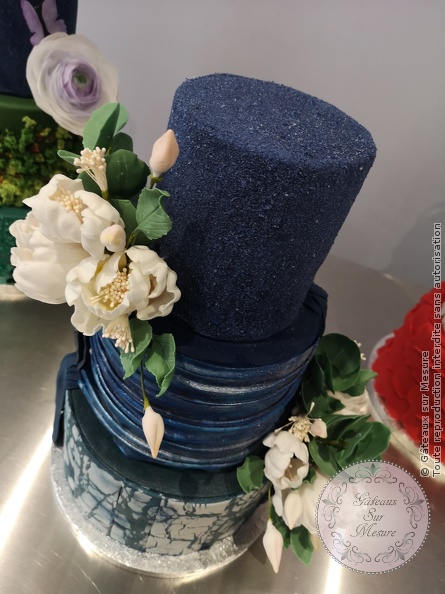 Cake Design - Wedding Cake/Pièce Montée - Gâteaux sur Mesure Paris - cake design course, cake design training, Ecole de Cake Design de Paris, fleurs en sucre, formation, formation cake design, formation wedding cake, France, gateau, Paris, pate a sucre, patisserie, weddingcake