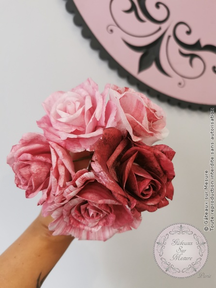 Roses en wafer paper