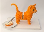 Gâteau sculpté avec structure