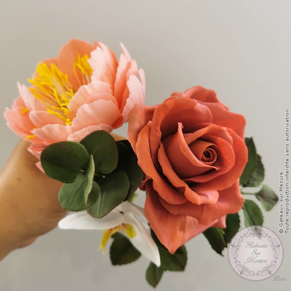 Cake Design - Formation Intégrale Cake Designer - Gâteaux sur Mesure Paris - aérographe, cakedesign, dessert, fleurs, fleurs en sucre, formation, gateau, patisserie, reconversion professionnelle, weddingcake