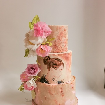 Wedding Cake sans pâte à sucre