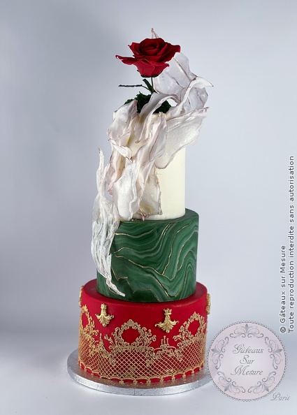 Cake Design - Pièce montée - Gâteaux sur Mesure Paris - artisan, artisanat, biscuits, biscuits décorés, cakedesign, devenir cake designer, ecdp, fleurs en sucre, formatin cake design, formation, glace royale, patisserie, pièce montée, waferpaper, wedding cake