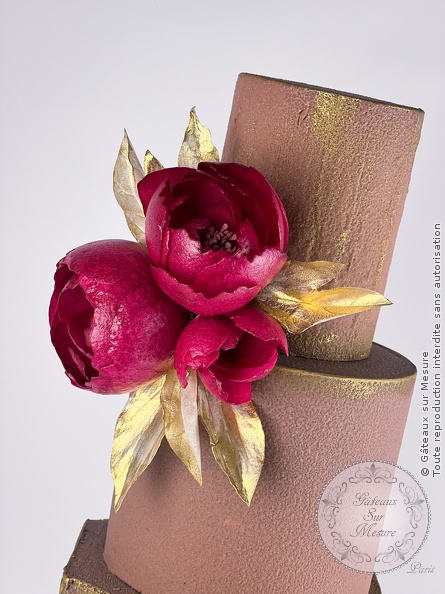 Cake Design - Wedding Cake Sans pâte à sucre - Gâteaux sur Mesure Paris Cake Design - Wedding Cake Sans pâte à sucre - Gâteaux sur Mesure Paris - cake design course, cake design training, cakedesigner, Ecole de Cake Design de Paris, fleurs en wafer paper, formation, formation cake design, France, Paris, waferpaper, wedding, wedding cake