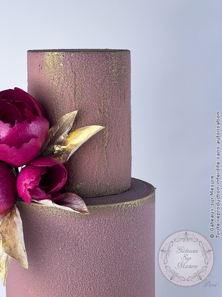 Cake Design - Wedding Cake Sans pâte à sucre - Gâteaux sur Mesure Paris - cakedesigner, fleurs en wafer paper, formation, waferpaper, wedding, wedding cake