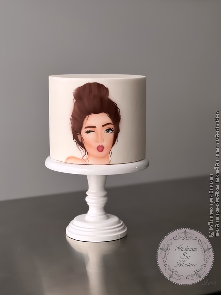 Aérogaphe pour le cake design