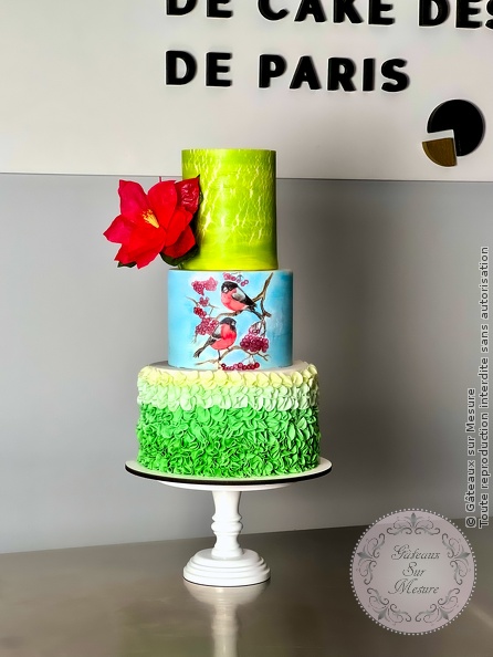 Cake Design - Formation complète cake design - Gâteaux sur Mesure Paris - biscuits, cake design course, cake design training, Ecole de Cake Design de Paris, fleurs, fleurs en sucre, formation, formation cake design, France, gateau carré, gateau pate a sucre, gateau sculpté, glace royale, Paris, patisserie, wafer paper, weddingcake