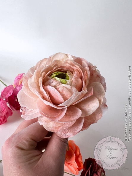 Cake Design - Formation Fleurs en Wafer Paper - Gâteaux sur Mesure Paris - cake design course, cake design training, cakedesign, Ecole de Cake Design de Paris, formation, formation cake design, France, Paris, patisserie, patisserie francaise, rose, wafer paper, waferpaperflowers