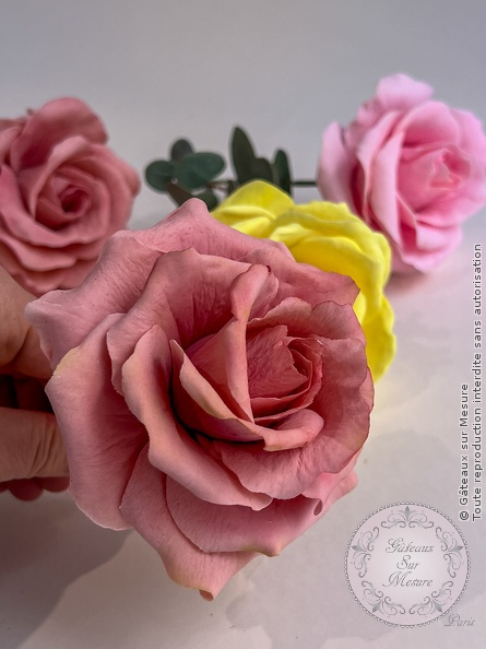 Cake Design - Formation Fleurs en Sucre - Gâteaux sur Mesure Paris - cake design, cake design course, cake design training, Ecole de Cake Design de Paris, fleurs en sucre, flowers, formation, formation cake design, France, orchidee, Paris, patisserie, patisserie francaise, pivoine, sugar flowers