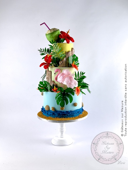 Cake Design - Wedding Cake - Gâteaux sur Mesure Paris - cake artist, cake design, cake design course, cake design training, cakeart, Ecole de Cake Design de Paris, formation, formation cake design, France, Paris, sugarflower, wedding cake