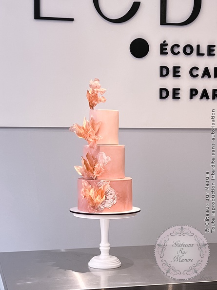 Cake Design - Wedding Cake - Gâteaux sur Mesure Paris Cake Design - Wedding Cake - Gâteaux sur Mesure Paris - cake artist, cake design, cake design course, cake design training, cakeart, Ecole de Cake Design de Paris, formation, formation cake design, France, Paris, sugarflower, wedding cake