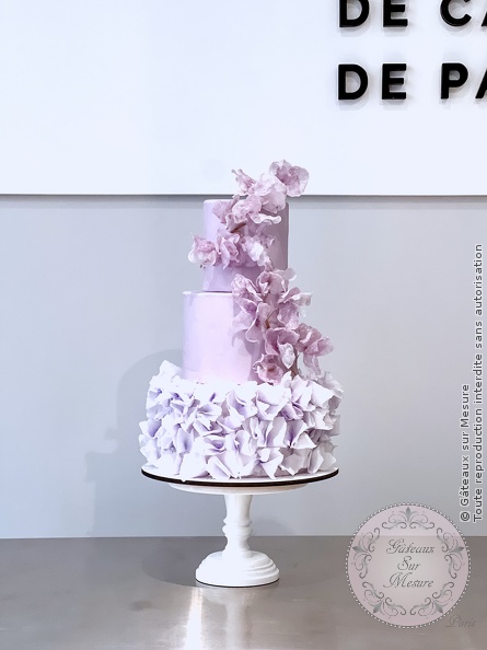 Cake Design - Wedding Cake - Gâteaux sur Mesure Paris - cake artist, cake design, cake design course, cake design training, cakeart, Ecole de Cake Design de Paris, formation, formation cake design, France, Paris, sugarflower, wedding cake