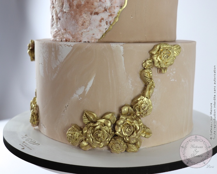 Cake Design - Wedding Cake - Gâteaux sur Mesure Paris - cake artist, cake design, cake design course, cake design training, cakeart, Ecole de Cake Design de Paris, formation, formation cake design, France, Paris, sugarflower, wedding cake