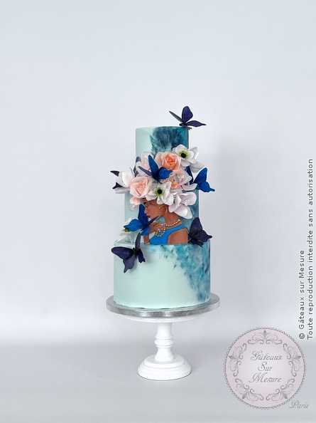 Cake Design - Wedding Cake - Gâteaux sur Mesure Paris - cake artist, cake design, cake design course, cake design training, cakeart, Ecole de Cake Design de Paris, formation, formation cake design, France, Paris, sugarflower, wedding cake