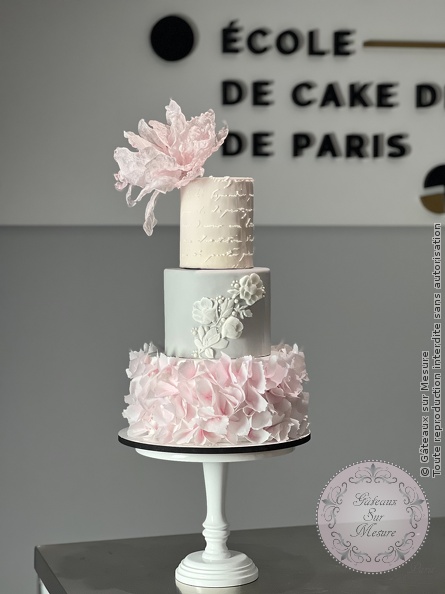 Cake Design - Wedding Cake - Gâteaux sur Mesure Paris - cake design, cpf, formation, formation wedding cake, weddingcake