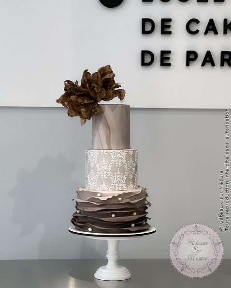 Cake Design - Wedding Cake - Gâteaux sur Mesure Paris - cake design, cpf, formation, formation wedding cake, weddingcake