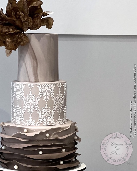 Cake Design - Wedding Cake - Gâteaux sur Mesure Paris - cake design, cpf, formation, formation wedding cake, weddingcake