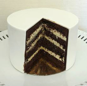 Coupe gateau au chocolat